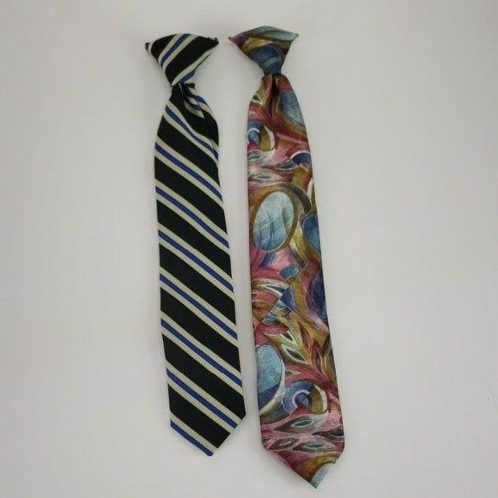 Cadet Classics Club Polysilk Clip On Ties‎